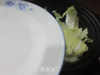虾干大白菜千张条煲的做法步骤：6