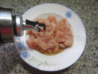 杂菜炒鸡胸肉的做法步骤：3
