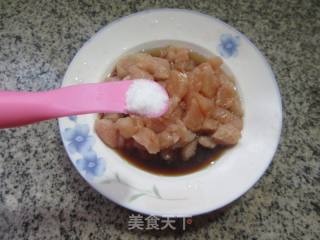 杂菜炒鸡胸肉的做法步骤：5