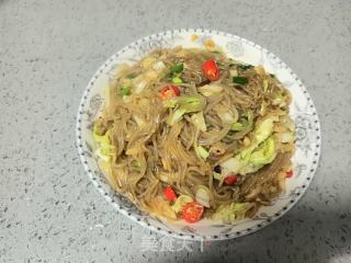 炒大白菜粉条肉丝的做法