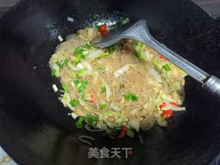 炒大白菜粉条肉丝的做法步骤：14