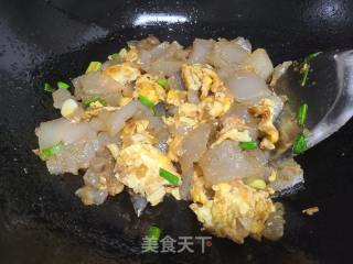 红薯凉粉炒鸡蛋的做法步骤：5