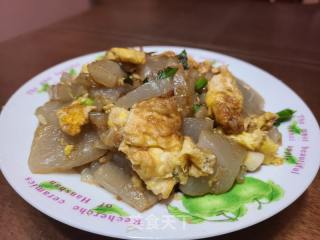 红薯凉粉炒鸡蛋的做法步骤：7
