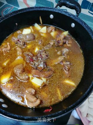 大盘鸡的做法步骤：8