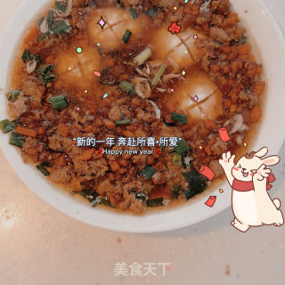 鸡蛋肉沫的做法