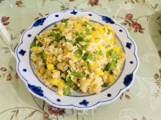 双椒蛋炒饭的做法步骤：8