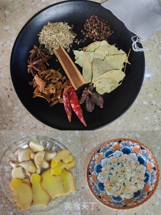 五香卤鸭的做法步骤：2
