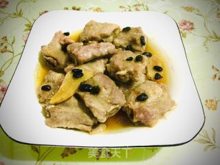 豆豉蒸排骨的做法步骤：7