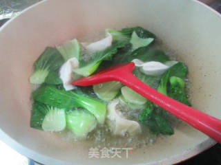 青菜饺子荞麦面的做法步骤：4