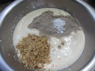 核桃仁荞麦蛋糕的做法步骤：4