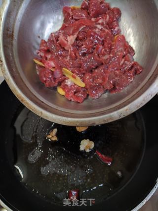 羊肉炒大葱的做法步骤：5