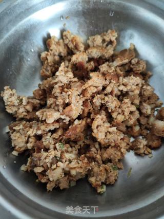 青萝卜豆腐肉末汤的做法步骤：3