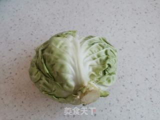 清炒圆白菜的做法步骤：1