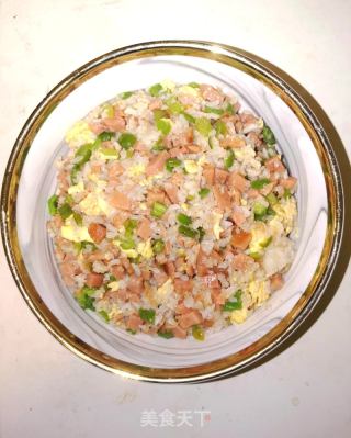什锦炒饭的做法步骤：6