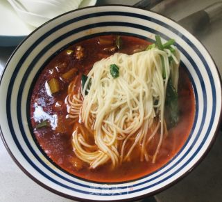 红汤羊肉面的做法步骤：12