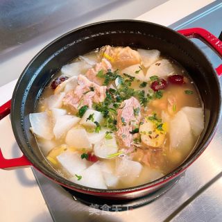 清炖萝卜羊肉汤的做法步骤：10