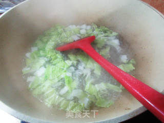 蛋花大白菜荞麦圆子的做法步骤：7