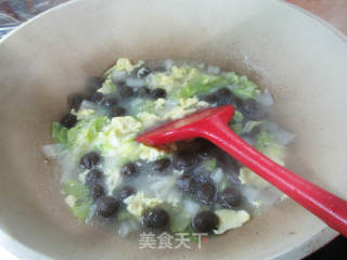 蛋花大白菜荞麦圆子的做法步骤：10