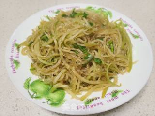 白萝卜丝炒粉丝的做法步骤：6