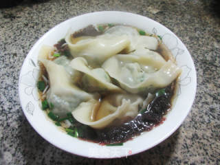 荠菜肉馅大馄饨的做法步骤：24