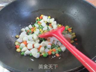 杂菜炒荸荠的做法步骤：4