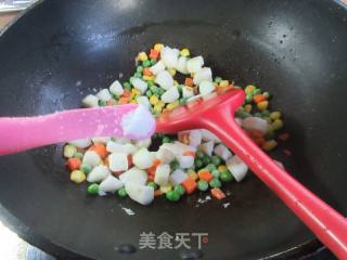 杂菜炒荸荠的做法步骤：5