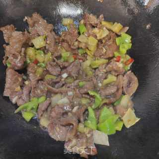 小炒牛肉的做法步骤：10