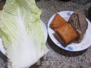 香干牛肉大白菜煲的做法步骤：1
