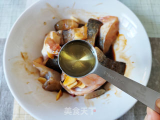 厨房小白也能轻松搞定的空炸焗鲈鱼的做法步骤：7