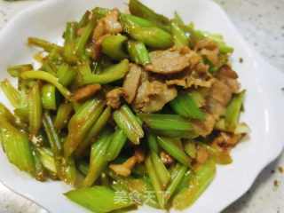 芹菜炒肉片的做法步骤：13