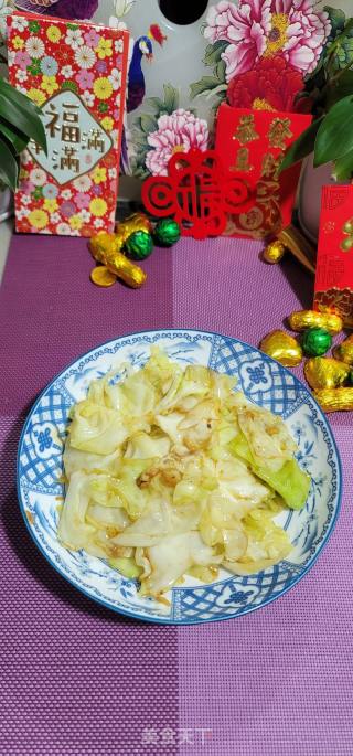 蚝油炒手撕包菜的做法