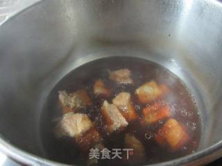 油豆腐魔芋结排骨煲的做法步骤：7