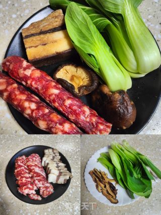 煲仔饭的做法步骤：1