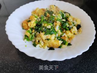 菠菜炒鸡蛋的做法步骤：5