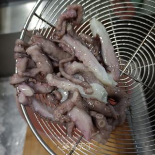 长腿蛸炒莴笋的做法步骤：8