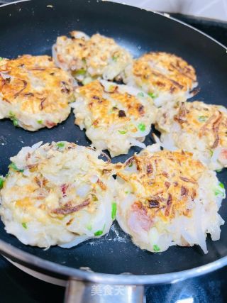 健康低脂的主食萝卜煎饼的做法步骤：5