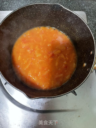 番茄牛肉蒸蛋的做法步骤：4