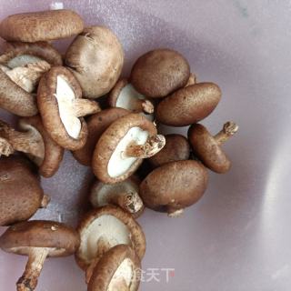 香菇油菜炒素毛肚的做法步骤：1
