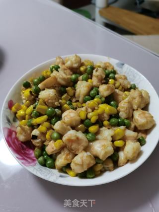青豆炒虾仁的做法