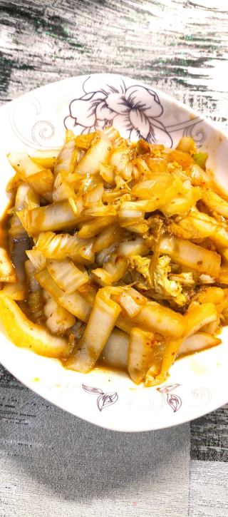 香辣腐乳炒白菜的做法步骤：8