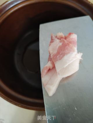 春菜马蹄肉片汤的做法步骤：5