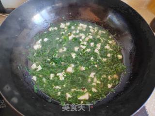 荠菜豆腐羹的做法步骤：7