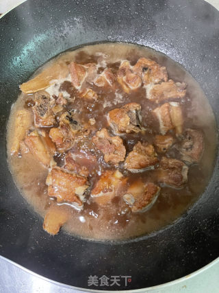 腐竹焖排骨的做法步骤：9