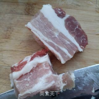 花肉香菇油菜的做法步骤：3