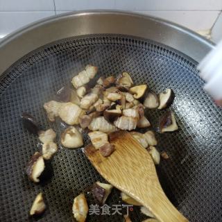 花肉香菇油菜的做法步骤：17