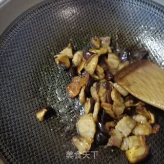 花肉香菇油菜的做法步骤：18