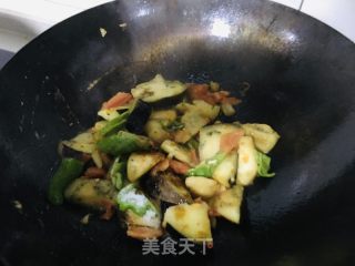 家常茄子的做法步骤：7
