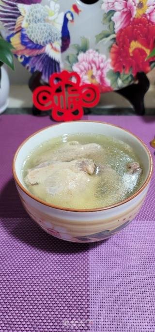 鸽子鸡脚花旗参汤的做法步骤：8