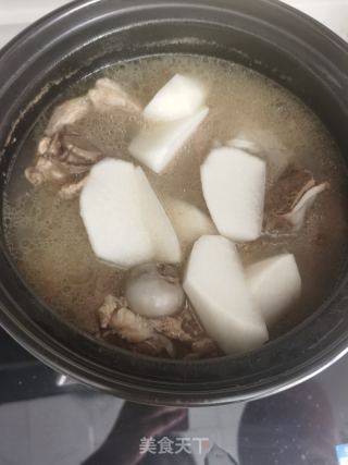 棒骨白萝卜汤的做法步骤：3