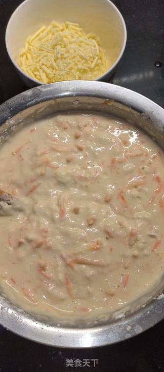 胡萝卜奶酪饼的做法步骤：3